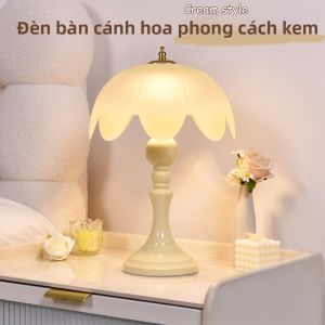 YOULIMEIJIA | Floral Creamy Luxurious Decorative Table Lamp