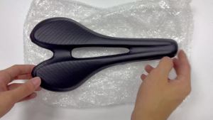 ELITA ONE Carbon Bike Saddle 270x143mm Super Light MTB Road Carbon Fiber Bicycle Seat Comfortable Leather EVA Cycling Racing