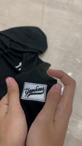 NY SWEATER HOODIE // SWEATER HOODIE NY LOGO BORDIR