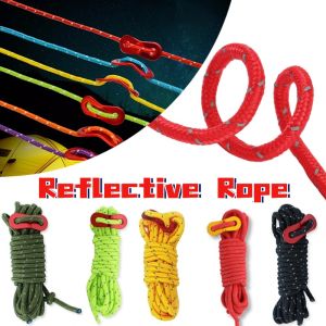 Reflective Guyline Tent Rope Multifunction Runners Guy Line Cord Outdoor Sports Camping Hiking Tent Accessories