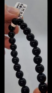 (SG Seller Ready Stocks) Natural Obsidian Stone Bracelet 8mm+