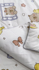 Milk Silk Cotton Bedsheet Set - Soft Breathable Bed Sheet & Pillowcases Comforter for Super Single/Queen/King Bed