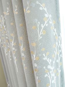 Thickened Light Blocking Curtains Ready-Made Modern Simple Style for Bedroom Living Room No-Punching All Hooks Included