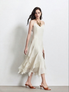 Vero Moda | Adjustable Straps Mid Waist Mid Length Dress for Summer Autumn New Arrival