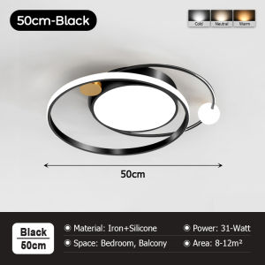 LANTU Master Bedroom Led Ceiling Lamp Simple Modern Nordic Luxury Creative and Unique Dining Room Ceiling Light