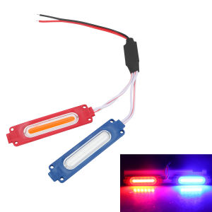 KEVANLY | 2/5 Pair LED Warning Light Modification Module Universal Injection Molded Design Strobe Module for Car Motorcycle RV UTV ATV 12V