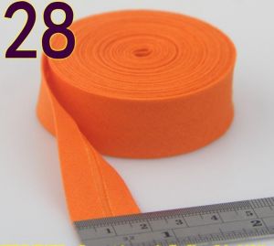 Dây Vải Cotton 100% Bản Rộng 20mm Đã Làn Ủi Gấp Đơn Dùng Làm Viền Cho May Mặc Thủ Công DIY Dự Án Tự Làm Màu Trơn Hiện Đại 5m/lô