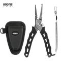 Booms Fishing F07 Fishing Pliers Stainless Steel Braid Line Scissors Wire Cutter Hook Remover Multifunctional Fishing Gear Tools. 