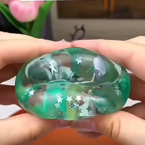 Transparent Island Cube Squishy Toy Stress Relief Fidget Toy Crystal Cube Decoration Kids Gift Kiub Pulau Lutsinar 3D Mainan Squishy Anti Stress Mainan Fidget Hiasan Kiub Kristal Hadiah Kanak Kanak 立体透明海岛魔方捏捏乐解压发泄玩具仿真水晶方块摆件儿童创意玩具软糯捏捏手感小礼物 A539