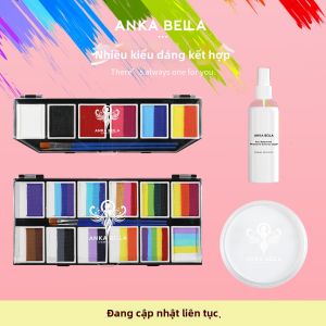 Anka Bella | Bảng Trang Điểm Mặt Nhiều Màu Chống Nước An Toàn Không Độc