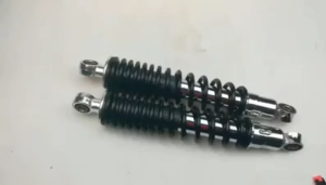 2pcs Universal Electric Bicycle Refitting Accessories Simple Rear Shock Absorbers 16/18/20cm Spring Shock Absorber Rear Suspension E-Bike Motorcycle Scooter