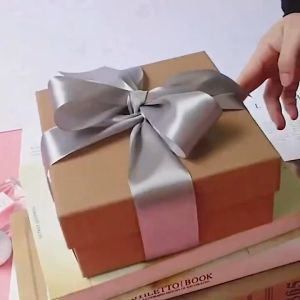 4cm Satin Ribbon Roll: Gift Packaging & DIY Holiday Decor