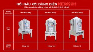 Nồi đồ nấu xôi NEWSUN 15kg/mẻ xôi thơm ngon dẻo - Hàng chính hãng