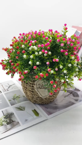 【Ready Stock】5PCS-4 Kinds Mixed Eucalyptus Artificial Leaves Picks Dried Eucalyptus Bundle Wedding Vase Bouquet