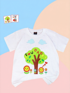 Fathers Day Gift DIY Hand-Painted T-Shirt