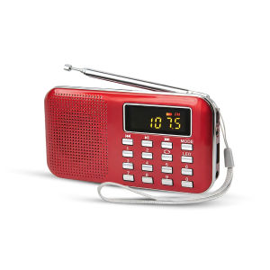 P2MAX Di Động MP3 Radio Loa Khẩn Cấp Đa Chức Năng FM Tay Quay Năng Lượng Mặt Trời Sạc USB Đèn Pin LED Cho Ngoài Trời