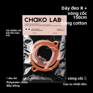 CHaKOLAB Portable Bobo Cup Silicone Straw Handle Carrier Strap Lid Multi-Color Durable Eco-Friendly Water Bottle Accessories