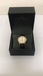 Đồng hồ cơ nam Orient Star Watch Classic RE-AU000 máy tích cót 50 tiếng máy lộ cơ automatic mặt kính Sapphire chống xước chống nước 5 ATM dây da đeo tay cao cấp xuất xứ Nhật Bản chính hãng