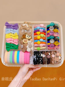 Colorful High Elasticity Hair Ties for Girls Childrens Hair Bands No Damage to Hair Ponytail Accessories Korean Style