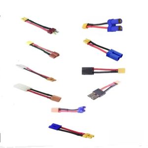 2Pcs XT30 Male Female Plug to Tamiya Deans TRX EC2 EC5 Male Female Connector Adapter Wire 14awg 4cm for RC Battery Charger Motor