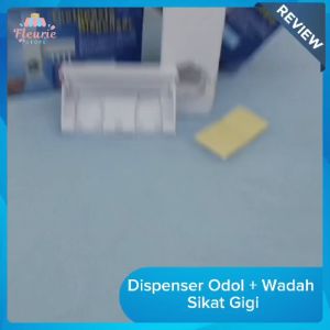 Dispenser Odol + Wadah Sikat Gigi - Toothpaste Dispenser
