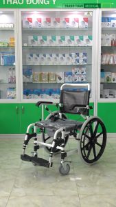 Xe lăn kết hợp ghế tắm có bô vệ sinh (3 in1) cho người tai biến người già GBM-020 Xe Lăn Bảo Hành 12 Tháng Tại Việt Nam - Lazada