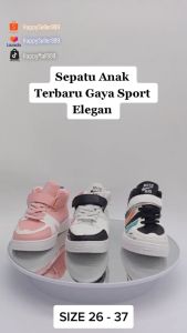 Sepatu Sneaker Anak Import JI ANTONG SHOES Boost Keren Terbaru BISA COD
