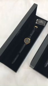 Đồng hồ nữ Orient Watch Classic RF-QA000 máy pin mặt kính cường lực chống xước chống nước 3 ATM dây thép da đeo tay cao cấp chính hãng