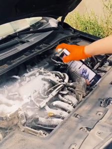 【New Arrivals】Engine Cleaner Spray 650ml for Car Engine Car Interior Tire and Motorcycle Engine with Degreaser Grease Remover and Engine Oil Remover