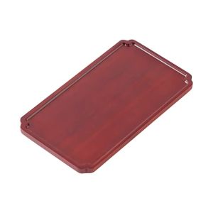 Chinese Tea Serving Tray Bamboo Wooden Rectangular