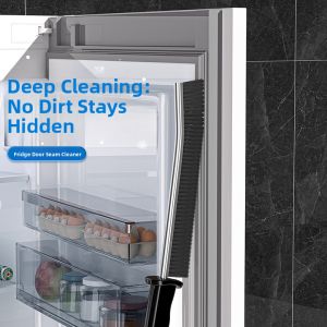 Multi-Functional Bathroom Gap Cleaning Brush Long Handle Long Strip Household Narrow Clamp Gap Toilet Door Gap Window Hard Bristle Brush