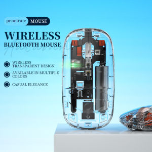 เมาส์ไร้สายแบบใสเอฟเฟกต์แสงเรืองแสงเมาส์เล่นเกมส์ USB เมาส์ไร้สายเมาส์กลกีฬาเมาส์สำนักงาน