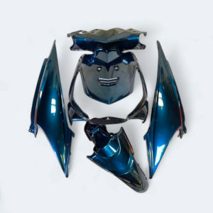 Cover Full Body Halus Honda Beat Karbu 2008 - 2012 Hitam Lembayung Biru Custom