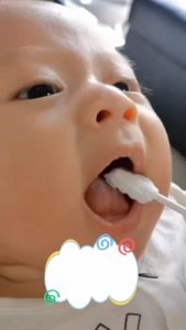 CuddleB 30 Pcs Baby Oral Cotton Swab Cleaner Stick Mouth Tongue Cleaner Baby Oral Wipes Pembersih Mulut Bay 婴儿口腔清洁器