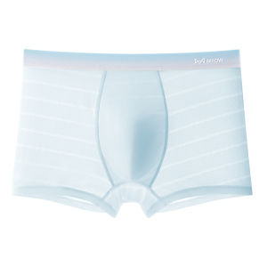 MiiOW | กางเกงบ็อกเซอร์ผ้าไหมน้ำแข็งทรงบ็อกเซอร์สำหรับเด็กผู้ชาย ทรงบาง ระบายอากาศได้ดี สำหรับเด็กวัยรุ่น ช่วงการเจริญเติบโต