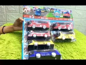 MM17 Bus Collection Little Bus Mainan Bis Aneka Motif