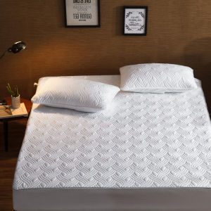 All Cotton Fitted Sheet One-Piece Pure Cotton Quilted Simmons Protective Cover Thickened Non Slip Mattress Cover All-Inclusive Removable Bedspread