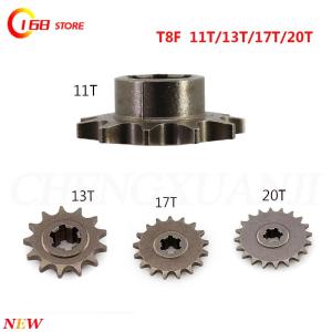 T8F Clutch Drum Gear Box Sprocket Axle Fit 33cc 43cc 49cc Engine 11 14 17 20 Tooth Gear Box for Scooter Mini Bike