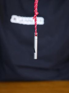 Tiartisan | Tiartisan Titanium Emergency Whistle With Lanyard Outdoor Camping Exploring Portable Loud Survival Whistle Ultralight Edc Tools