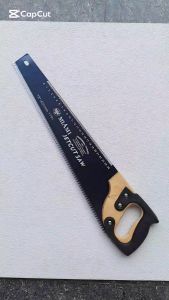 [ FERRUM ] Gergaji Kayu 18\" Gagang Kayu Lapis Karet