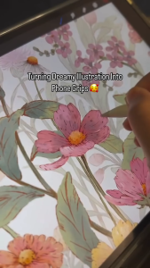 GALADO x Farah Latifi Flower Cosmos Magnetic Phone Grip Daisies