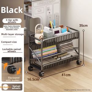 FWTDF | Moveable Slim Student Bookshelf