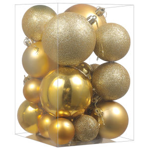 24/30Pcs 6CM Christma Balls Decoration Hanging Christmas Tree Ornaments Ball Pendant Home Room Decor 2024 New Year Navidad Decor