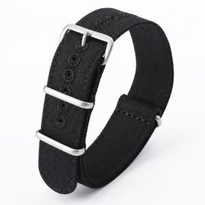 20mm 22mm Nylon Canvas Watch Strap Universal Fabric Bracelet for Omega for Seiko Watchband Women Men One Piece Replace Wristband