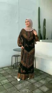 (COD) GAMIS CUMI WARNA REMPEL BATIK CAP