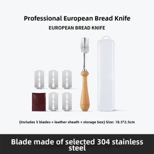 Serrated Stainless Steel Bread Slitting Knife