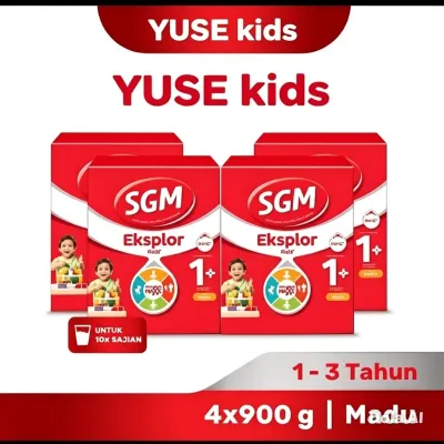 YUSE KIDS STORE /PAKET SGM 1BOK KEMASAN 900GR MULTIVITAMIN ZAT BESI UNTUK KESEHATAN DAN TUMBUH KEMBANG
