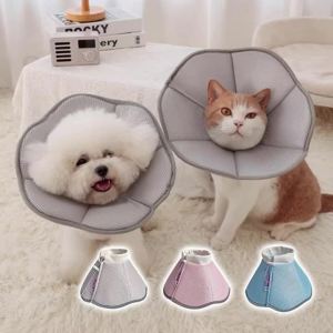 HamshMoc Pet 360ระบายอากาศได้ดีสายรัดที่ปรับได้ตาข่ายสะท้อนแสงสำหรับพักฟื้น