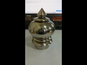 Mahkota Motif Stainless Steel 3"