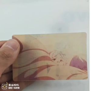 Bandai | Anime Frieren Thẻ Thay Đổi Hình Ảnh Theo Góc Nhìn 3 Chiều Thẩm Mỹ Cao Bưu Thiếp 3 Inch Phong Cách Ins Đồ Sưu Tầm Chuyển Động Hai Chiều Dùng Làm Đạo Cụ Cosplay